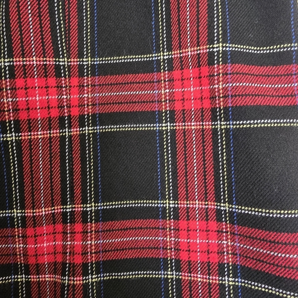 Zara Red and Black Plaid Mini Skirt - Picture 4 of 4